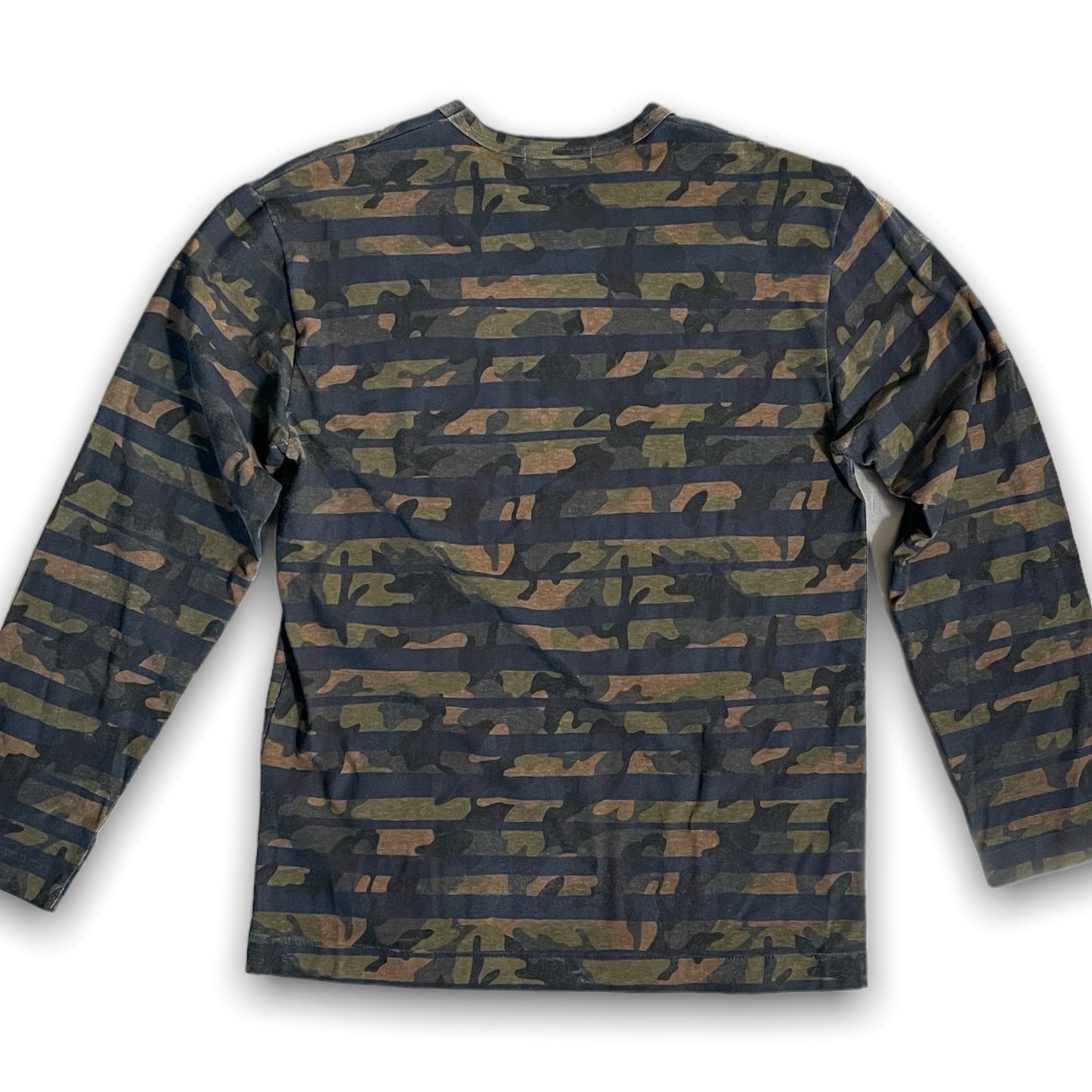 COMME DES GARCONS CAMO X STRIPE LONG SLEEVE